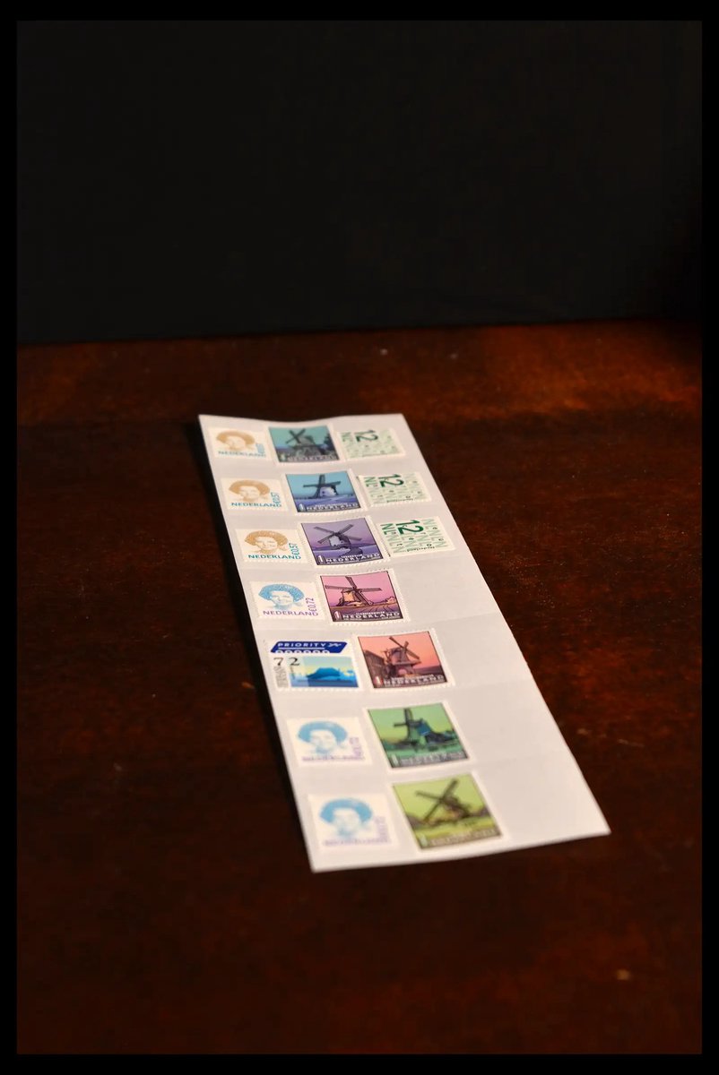 Buitenlandtarief Postzegel (€1,90) – Op Sticker - 100 stuks